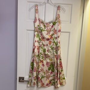Floral Print Sleeveless Dress